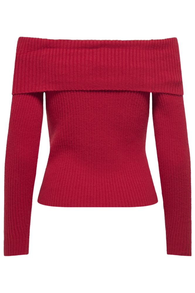 ONLKATIA LIFE LS OFF SHOULDER KNT N 15311830 Salsa
